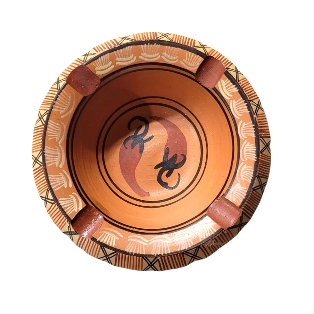 Small pottery ashtray